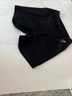 Gymshark Black High-Waist Bike Shorts with Logo Woman’s/ Girls Size S
